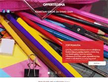 Tablet Screenshot of offertissima.hr